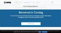 Desktop Screenshot of consiag.it